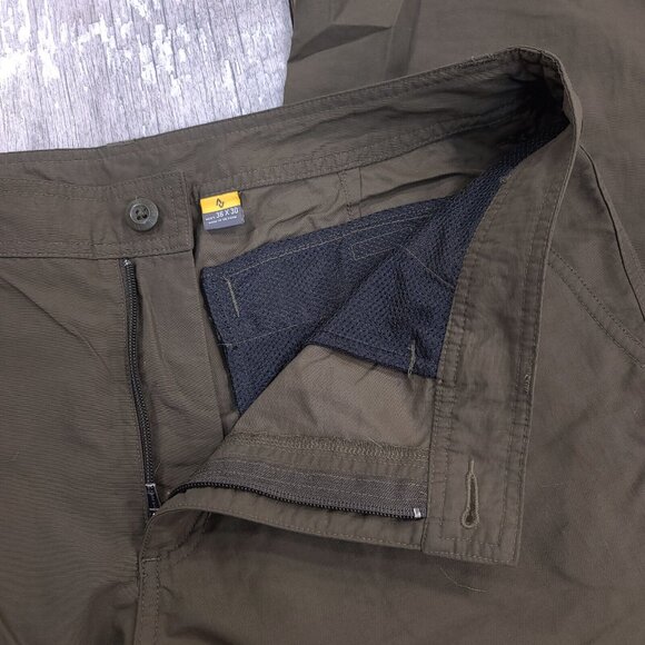 Eddie Bauer Pants Mens 36x30 Travex Green Outdoor Hiking Straight Lightweight - Picture 7 of 10